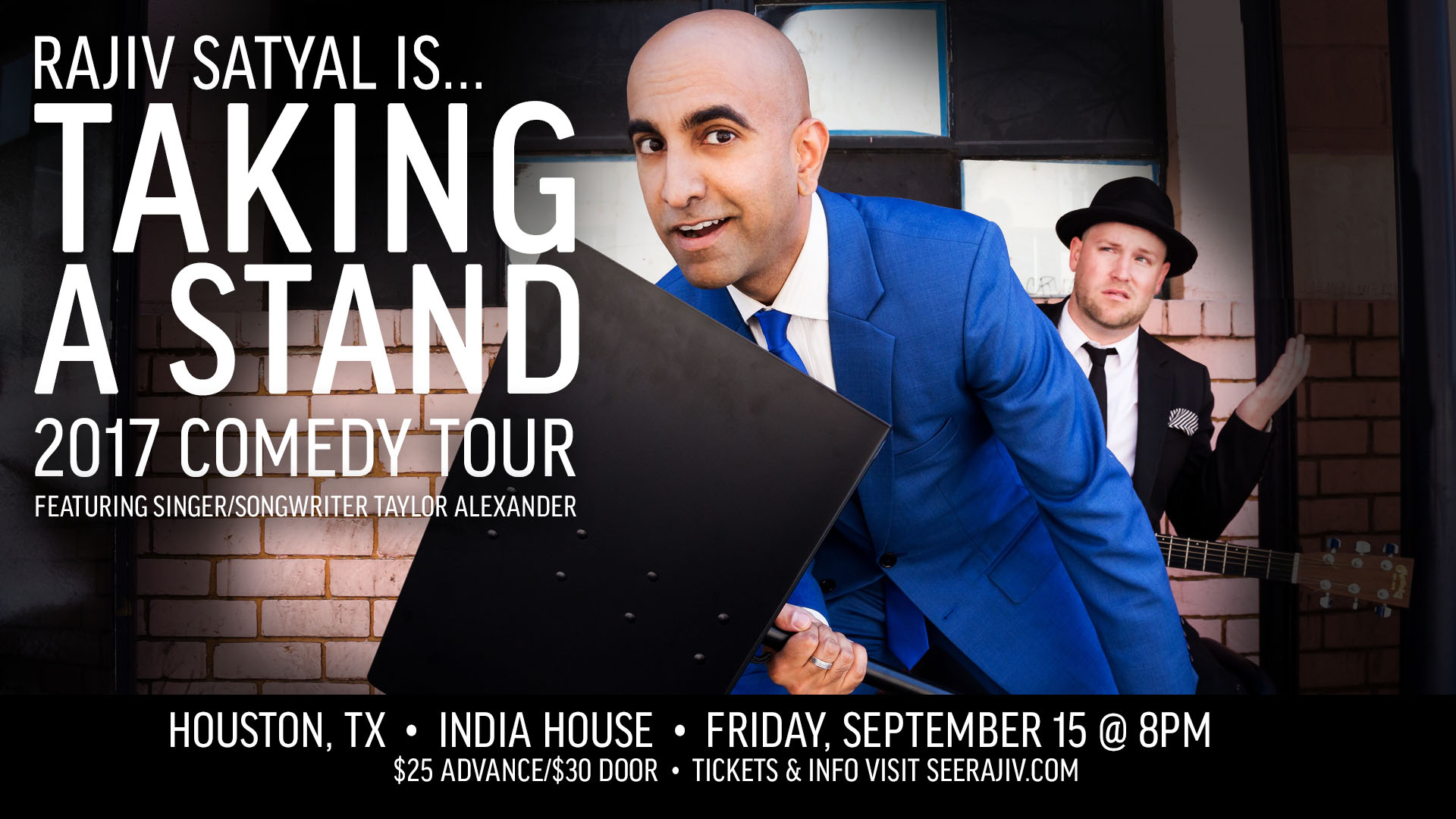 Rajiv Satyal's Taking a Stand Comedy Tour - Houston