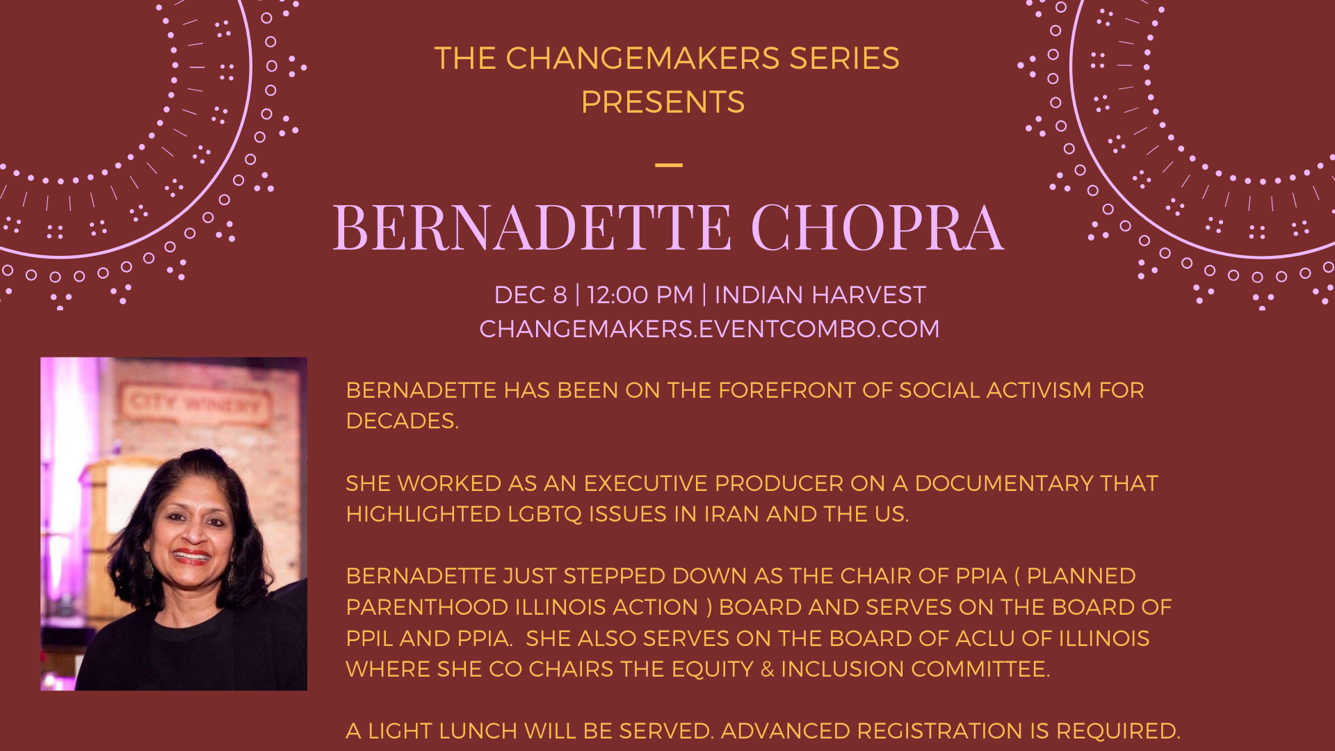 Changemaker Bernadette Chopra