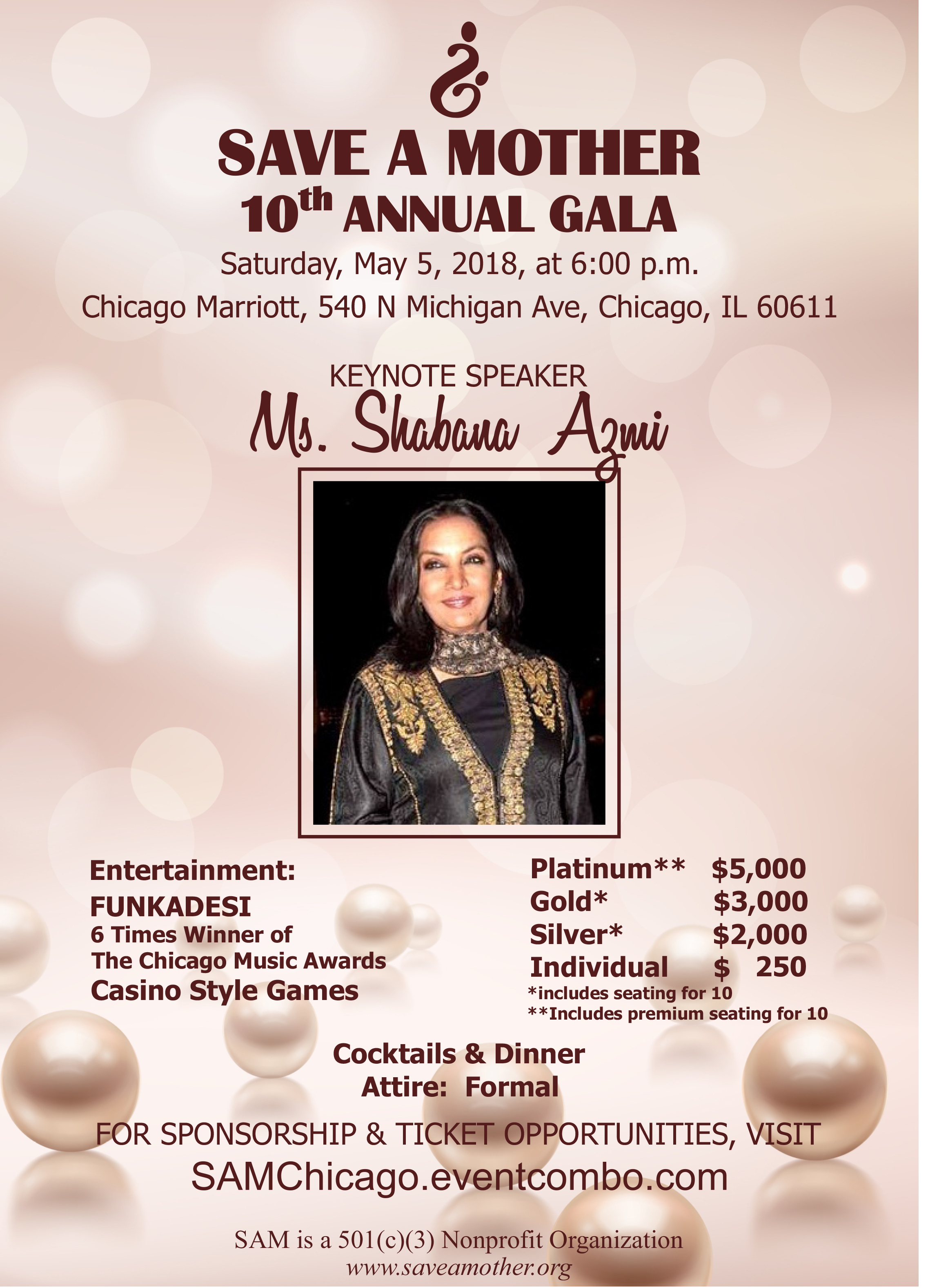 Save A Mother 10th Annual Gala in Chicago Save A Mother 10th Annual Gala in Chicago