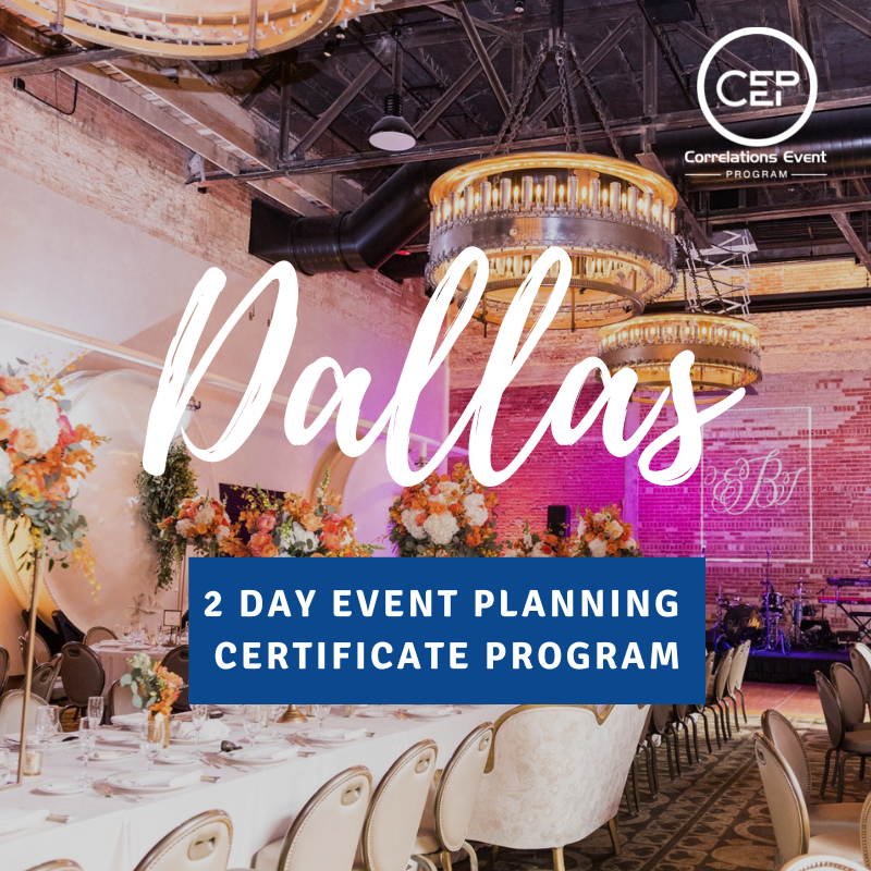 2-Day Dallas Event Planning Certificate Program
