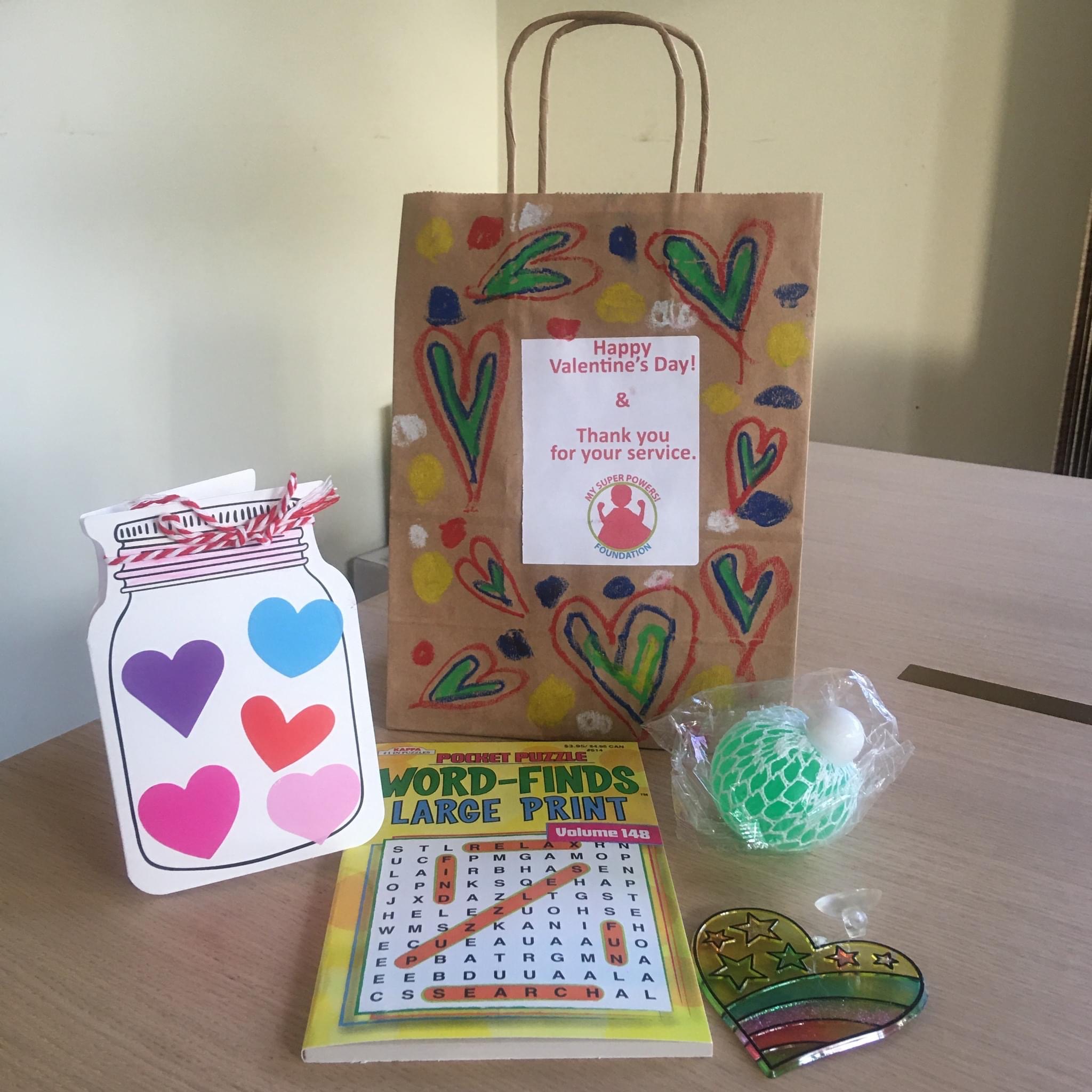 My Super Powers Foundation created a new event. Follow the event here Service-Learning Project: Valentine's Day Packages for Veterans. <br/> <a href='https://www.eventcombo.com/e/service-learning-project-valentines-day-gifts-for-veterans-69493' target='_blank'>View Event</a>