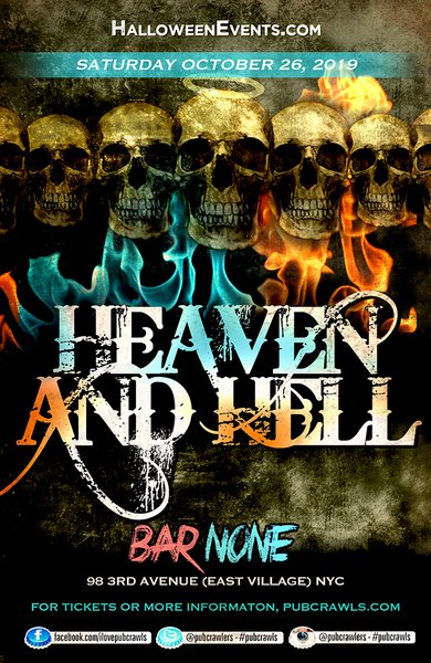 Bar None NYC "Heaven & Hell" Halloween