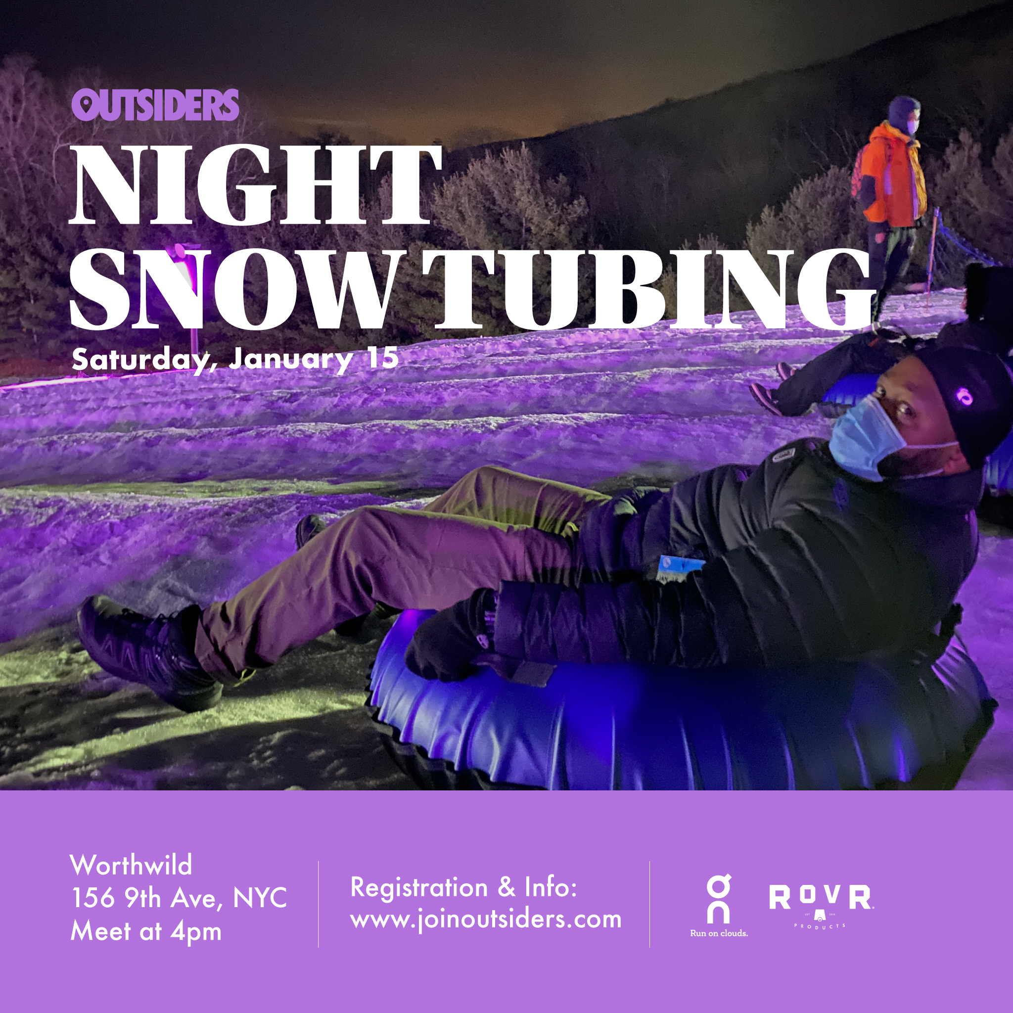 Saturday Night Snow Tubing