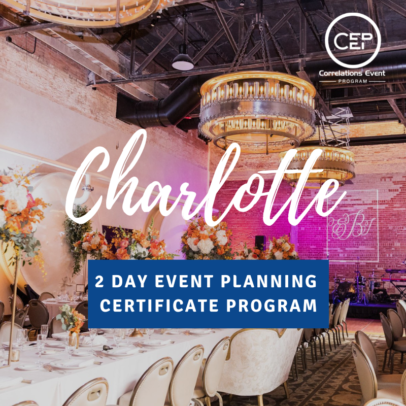 2-Day Charlotte Event Planning Certificate Program 2-Day Charlotte Event Planning Certificate Program