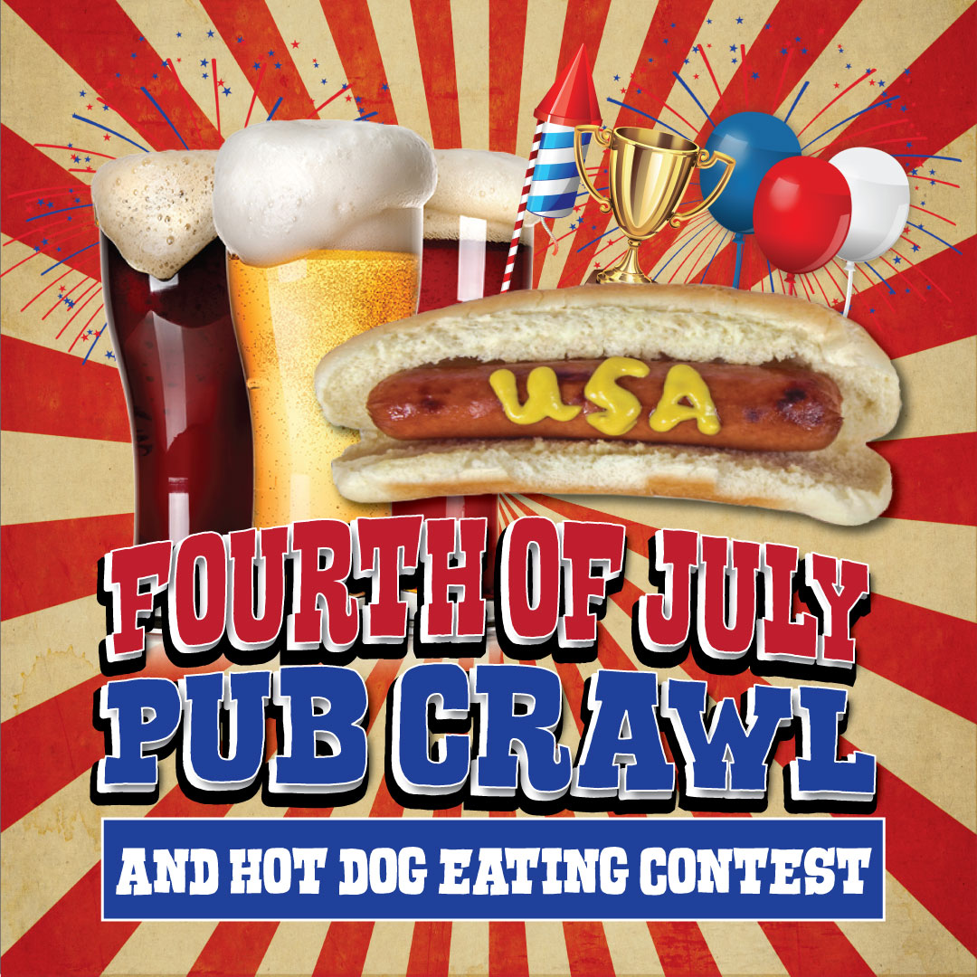 San Francisco Fourth of July Pub Crawl & Hot Dog Eating Contest
