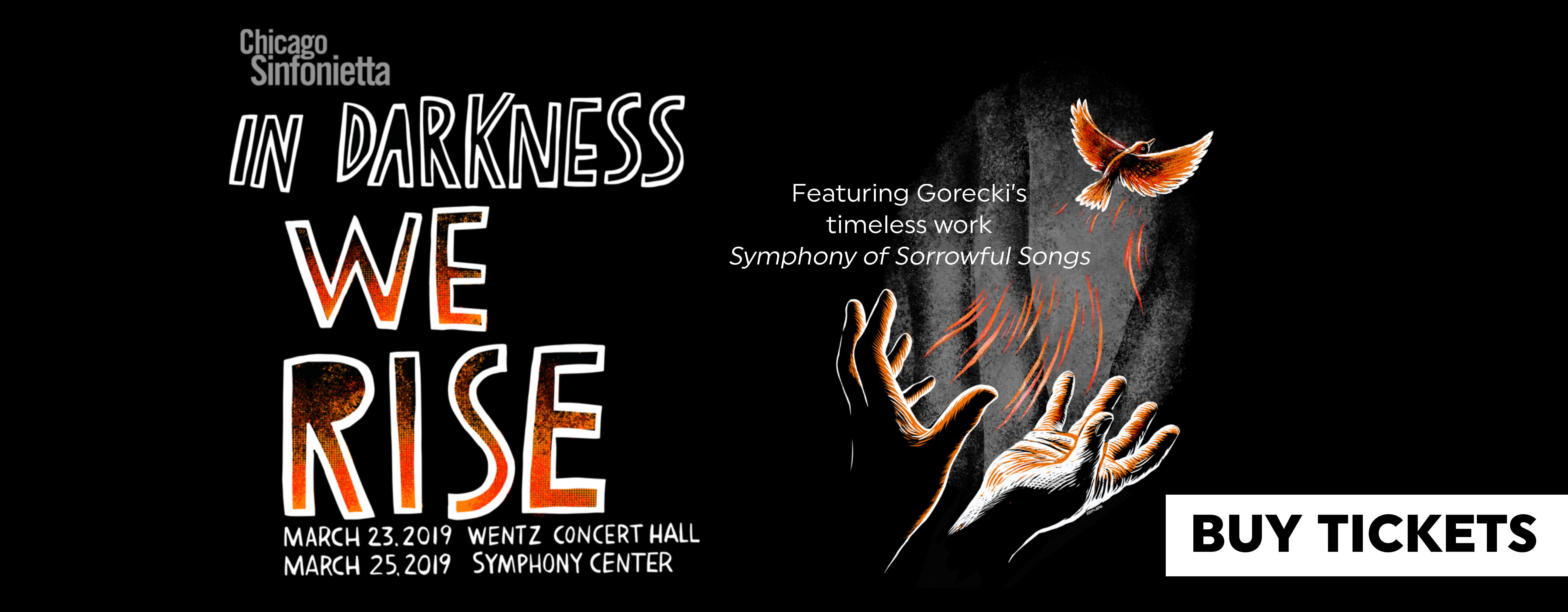 "In Darkness We Rise" Presented by Chicago Sinfonietta
