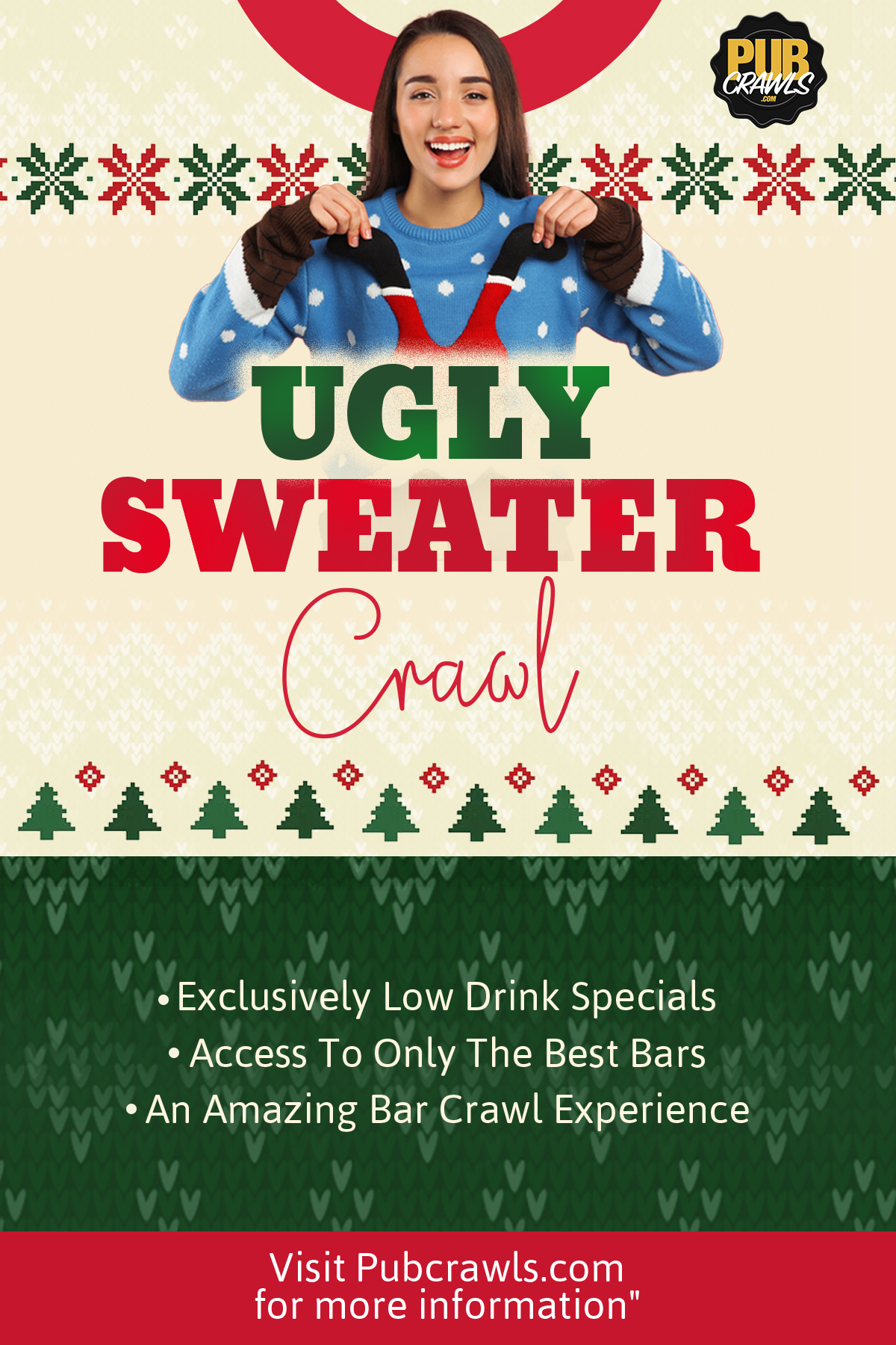 Official Patchogue Ugly Sweater Bar Crawl