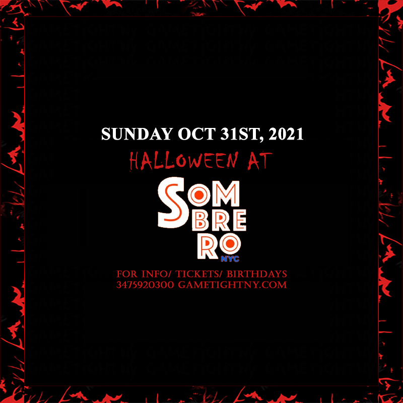 Sombrero NYC Halloween party 2021