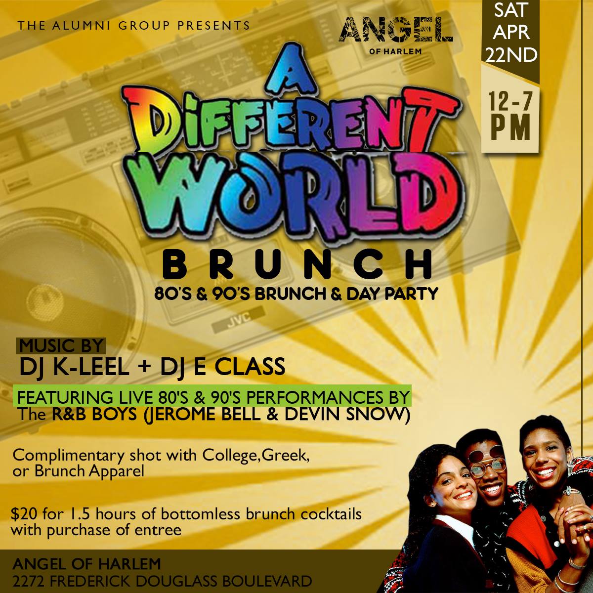 A Different World Brunch & Day Party