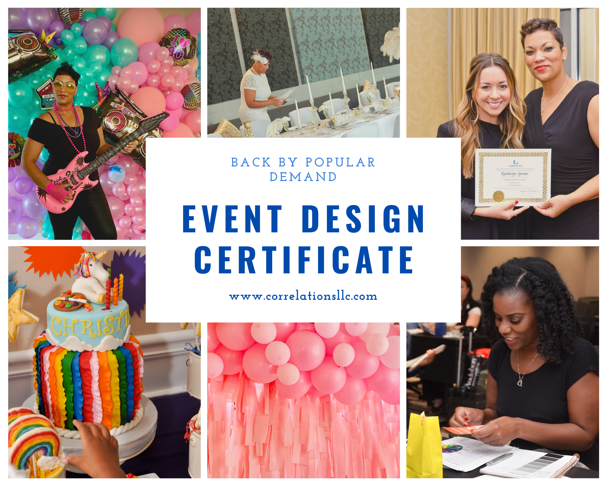 Event Design Certificate Virtual