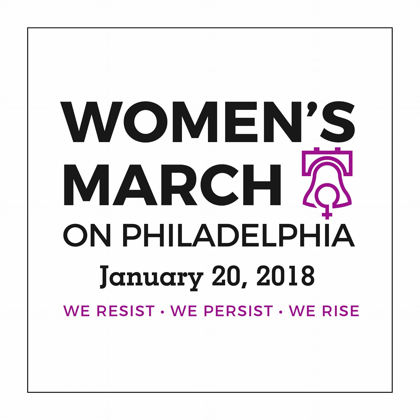 Women's March on Philadelphia 2018