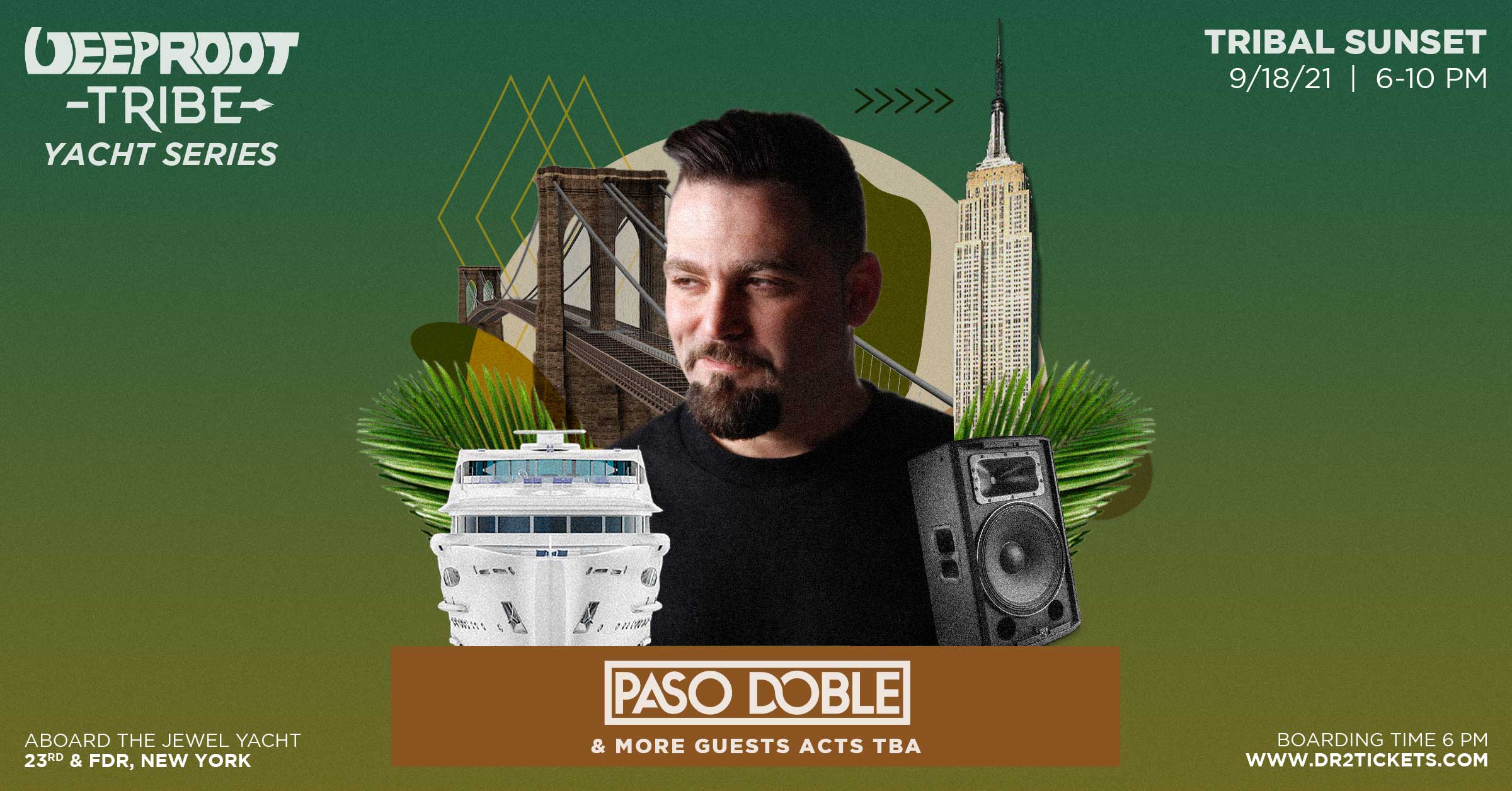Deep Root Tribe Yacht Party ft. Paso Doble | September 18th