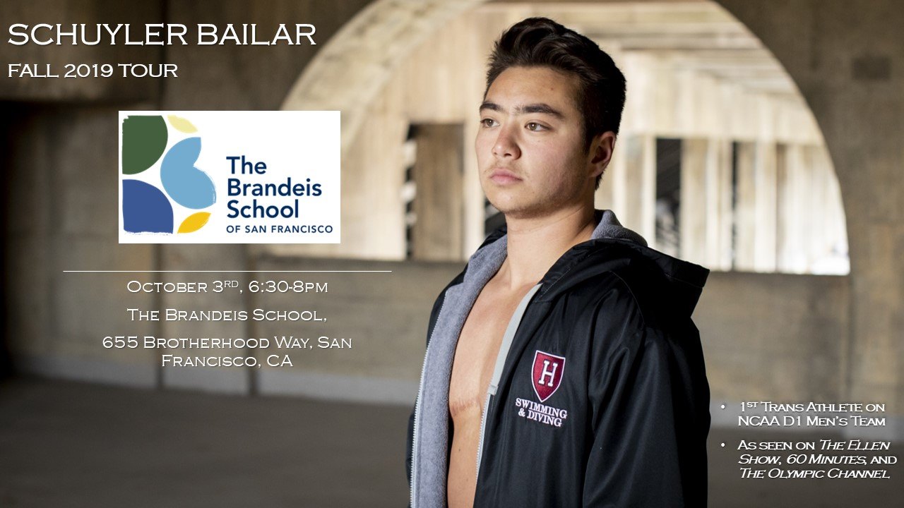 Schuyler Bailar Speaks at The Brandeis School of San Francisco