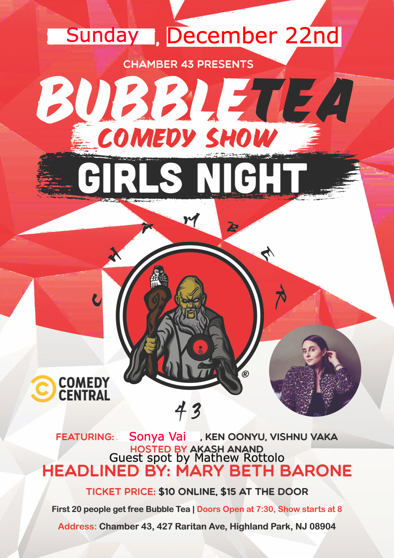 Bubble Tea Comedy Show: Girls Night