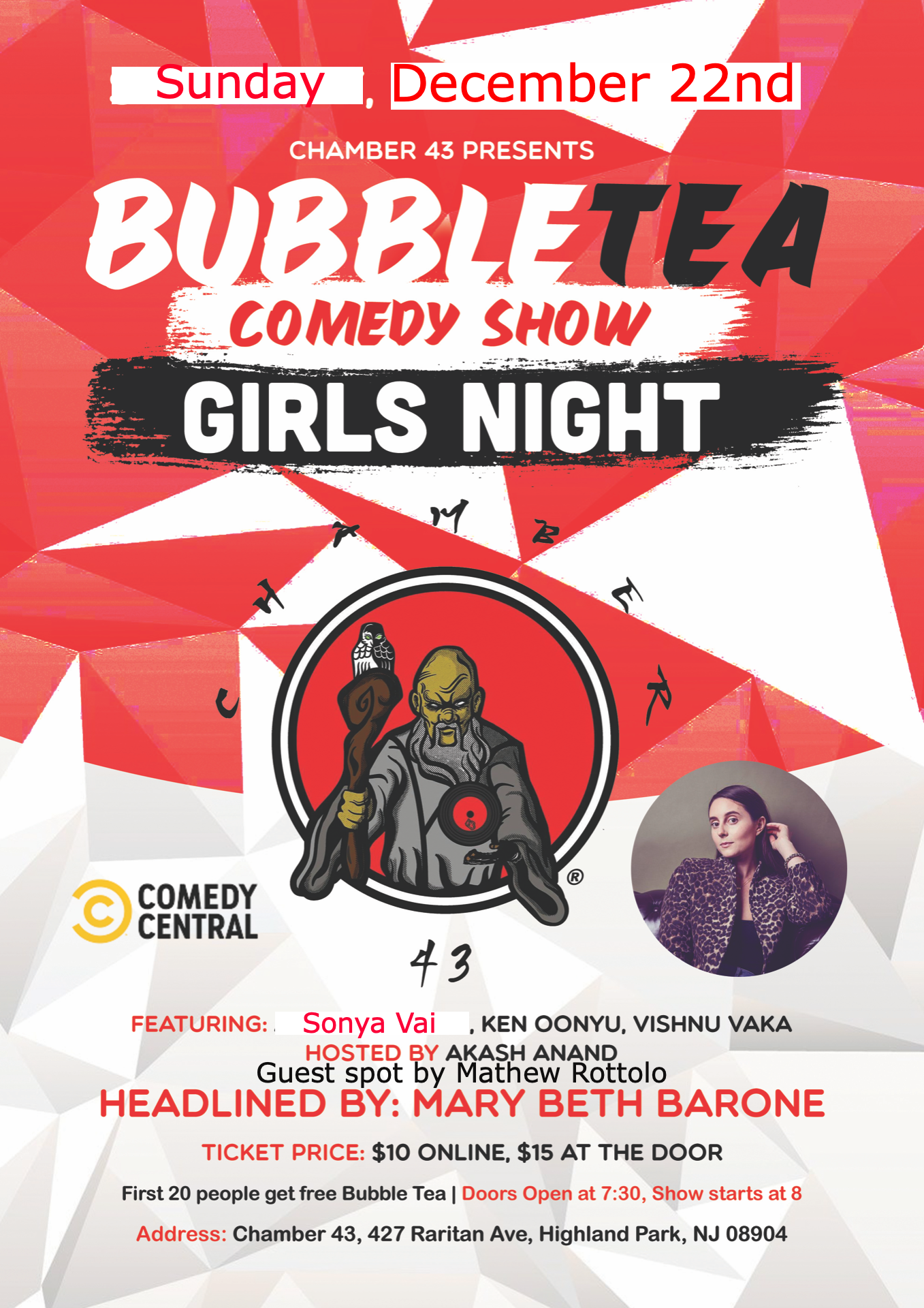 Bubble Tea Comedy Show: Girls Night Bubble Tea Comedy Show: Girls Night