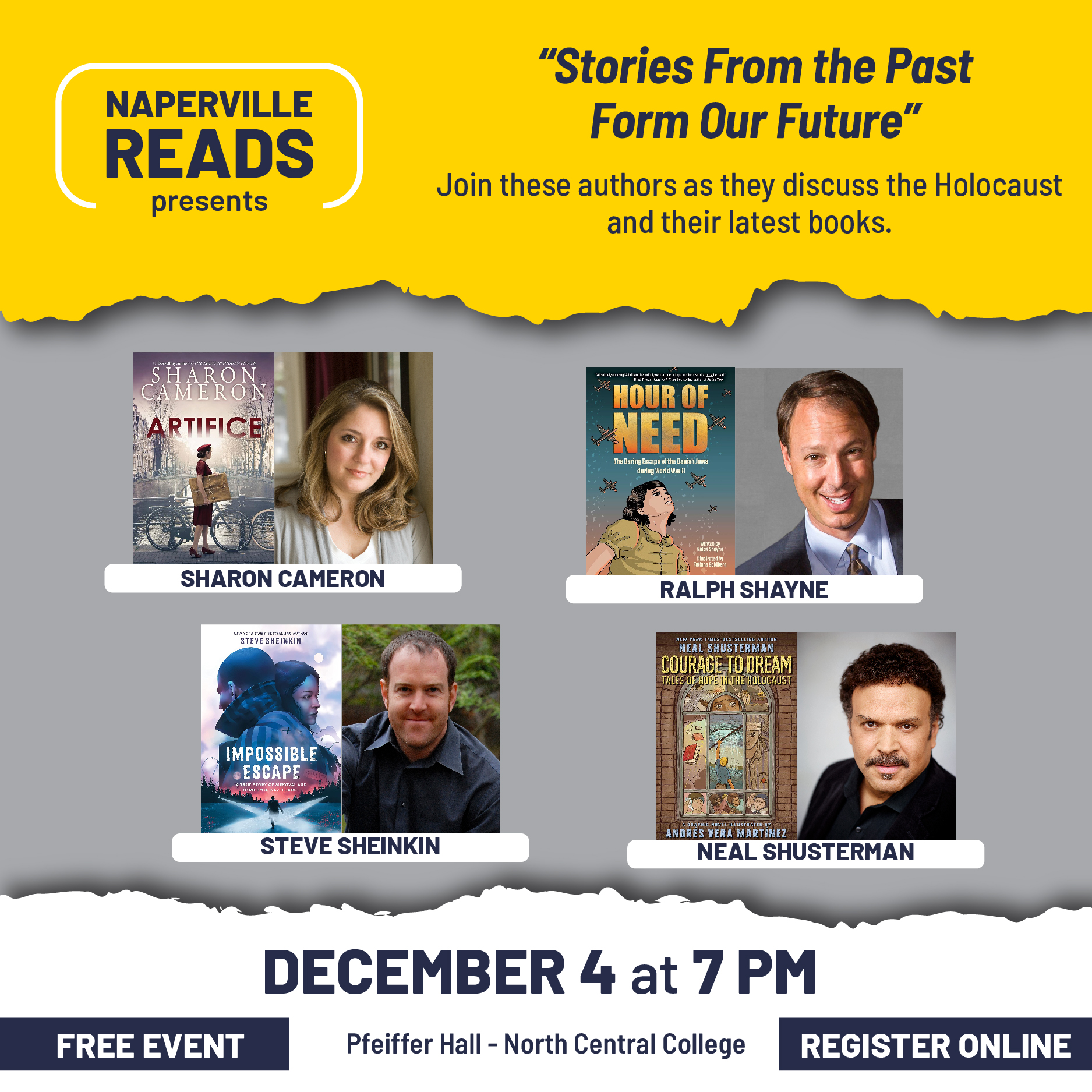 Naperville READS 2023: Stories From the Past Form our Future Naperville READS 2023: Stories From the Past Form our Future