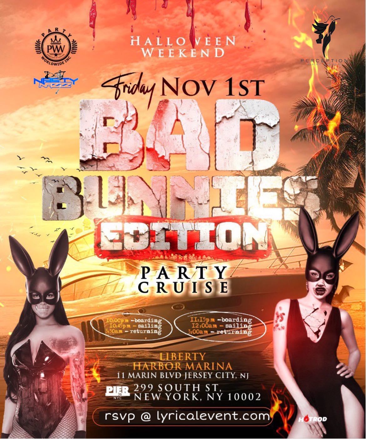 HALLOWEEN PARTY CRUISE BAD BUNNIES EDITION