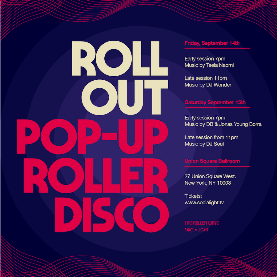 Roll Out Pop Up Roller Disco