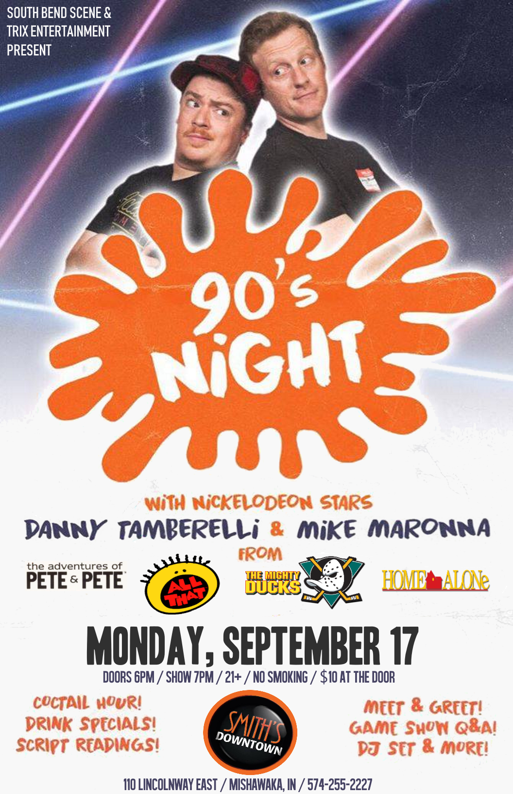 90s Nite: Danny Tamberelli & Mike Maronna of Nickelodeon