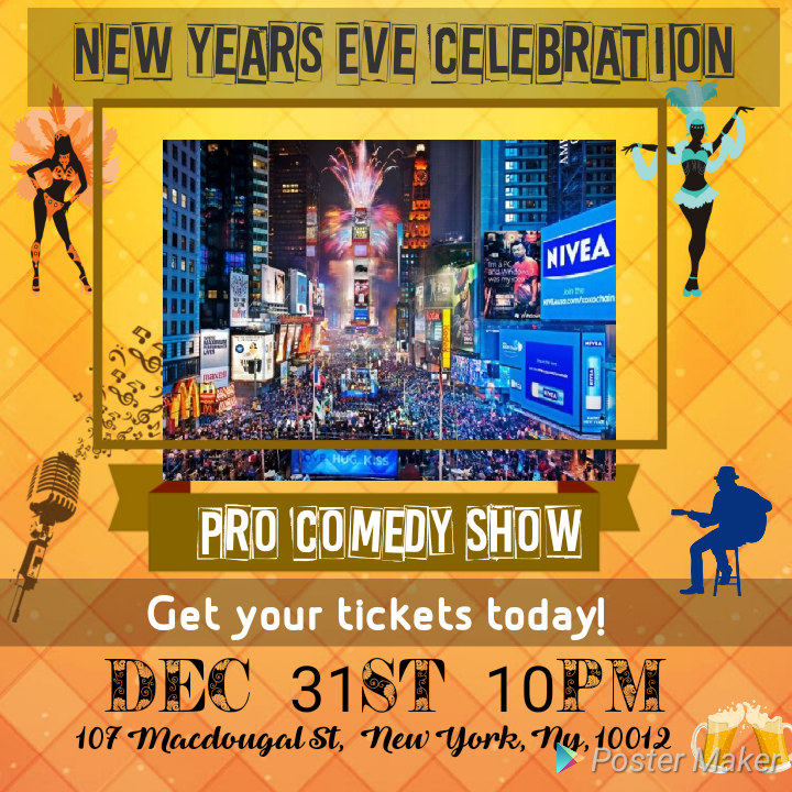 New Year's Eve Pro Comedy Experience in New York City!
