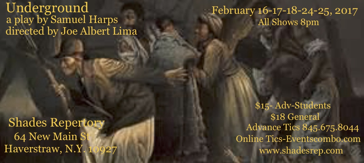 Underground - A Play by Samuel Harps (February 16, 17, 18) Underground - A Play by Samuel Harps (February 16, 17, 18)