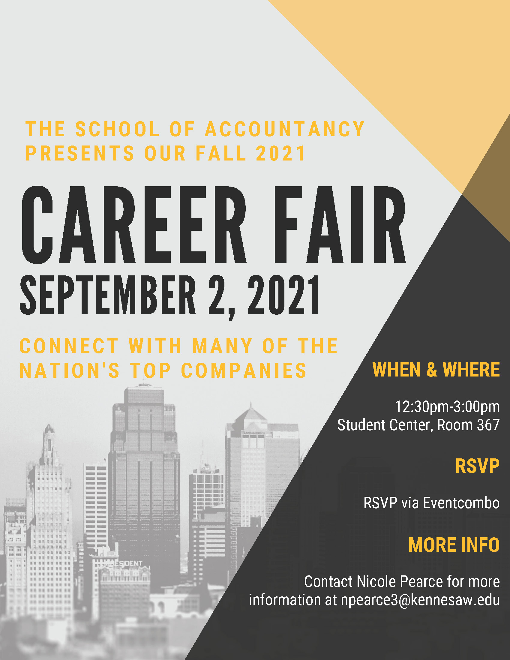 School of Accountancy Fall Career Fair