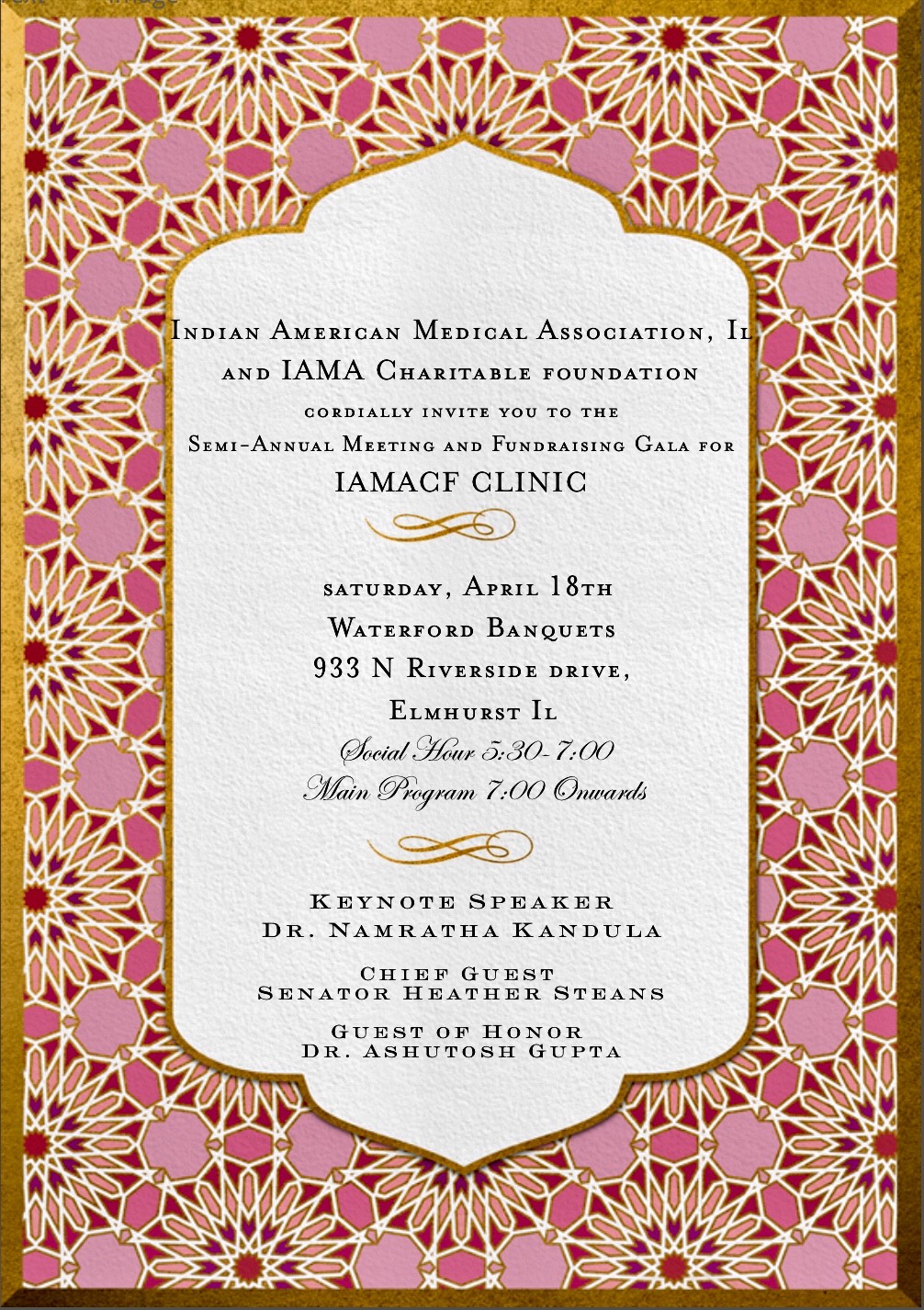 IAMA CF Clinic Annual Gala IAMA CF Clinic Annual Gala