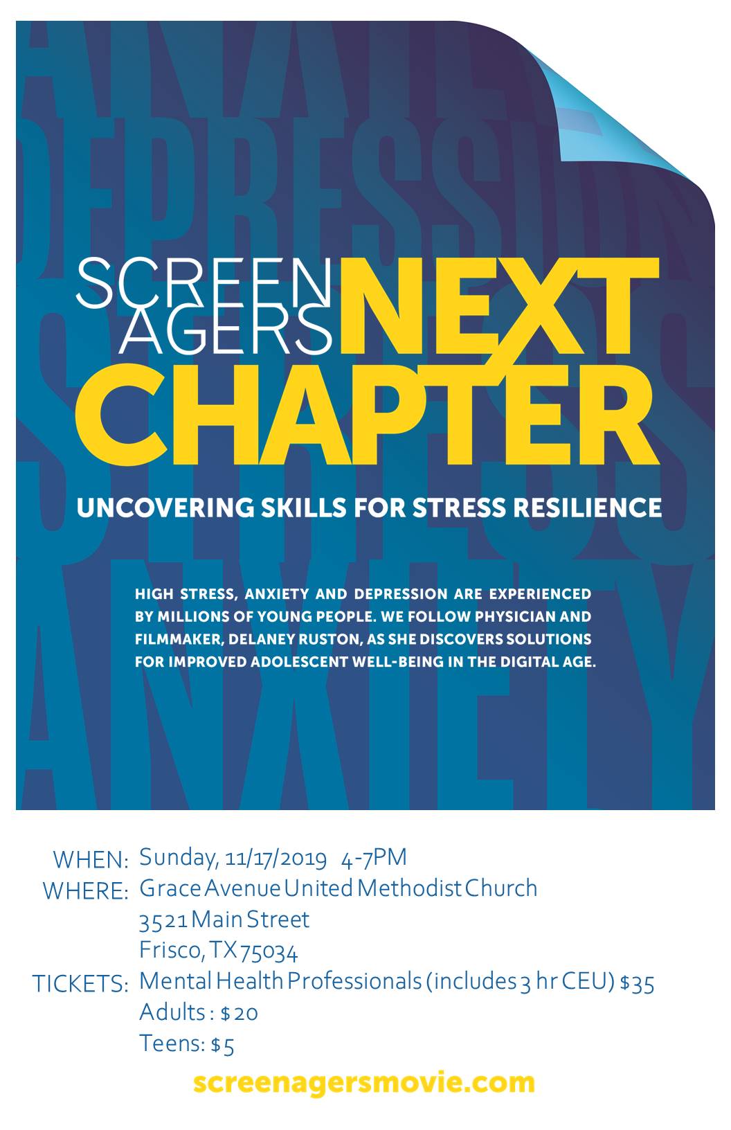 Screenagers Next Chapter By: Spero Counseling Services and Planting Seeds Counseling