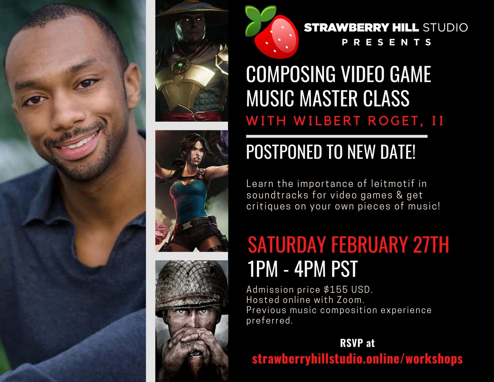 Composing Video Game Music Master Class w/ Wilbert Roget, II