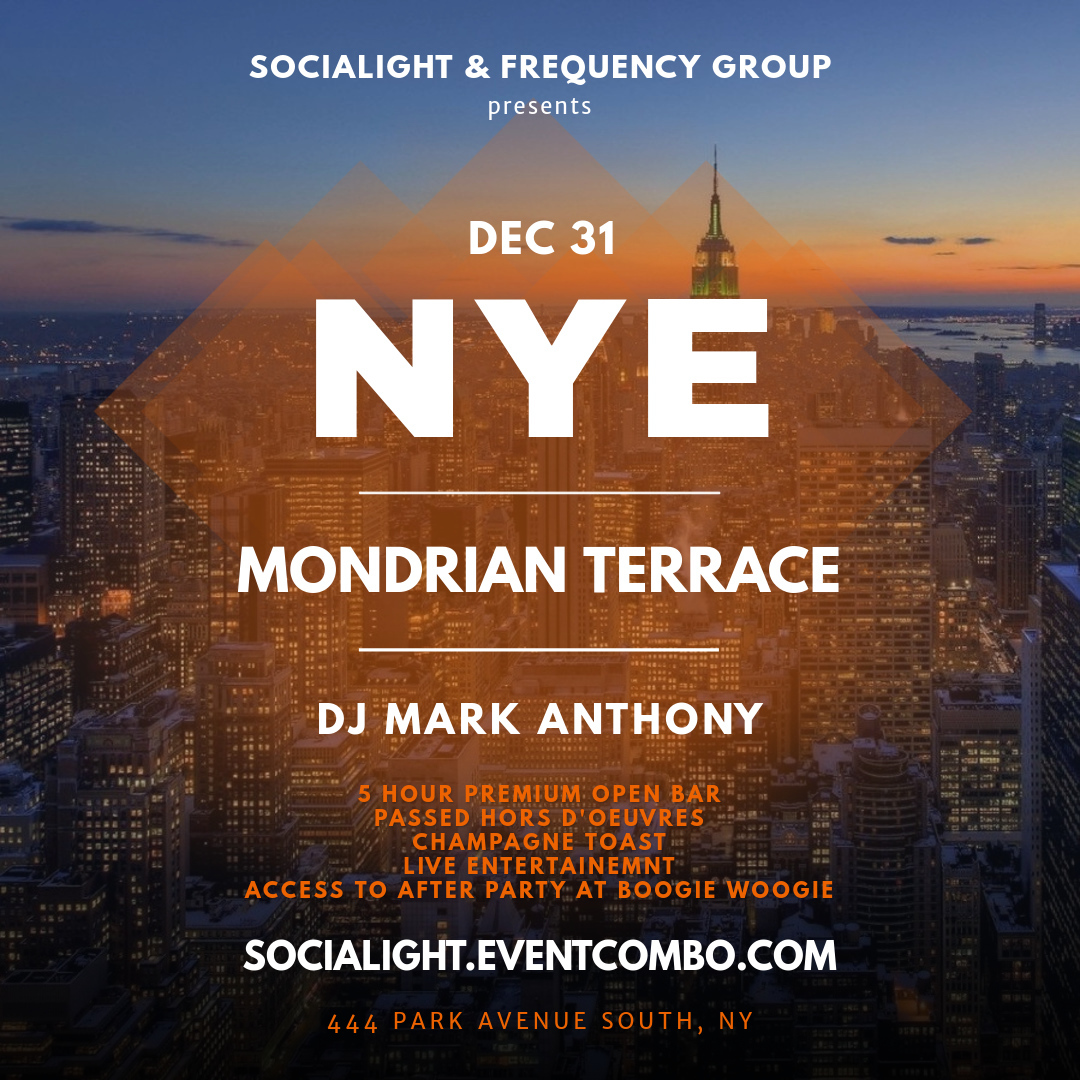 New Year's Eve at The Mondrian Terrace