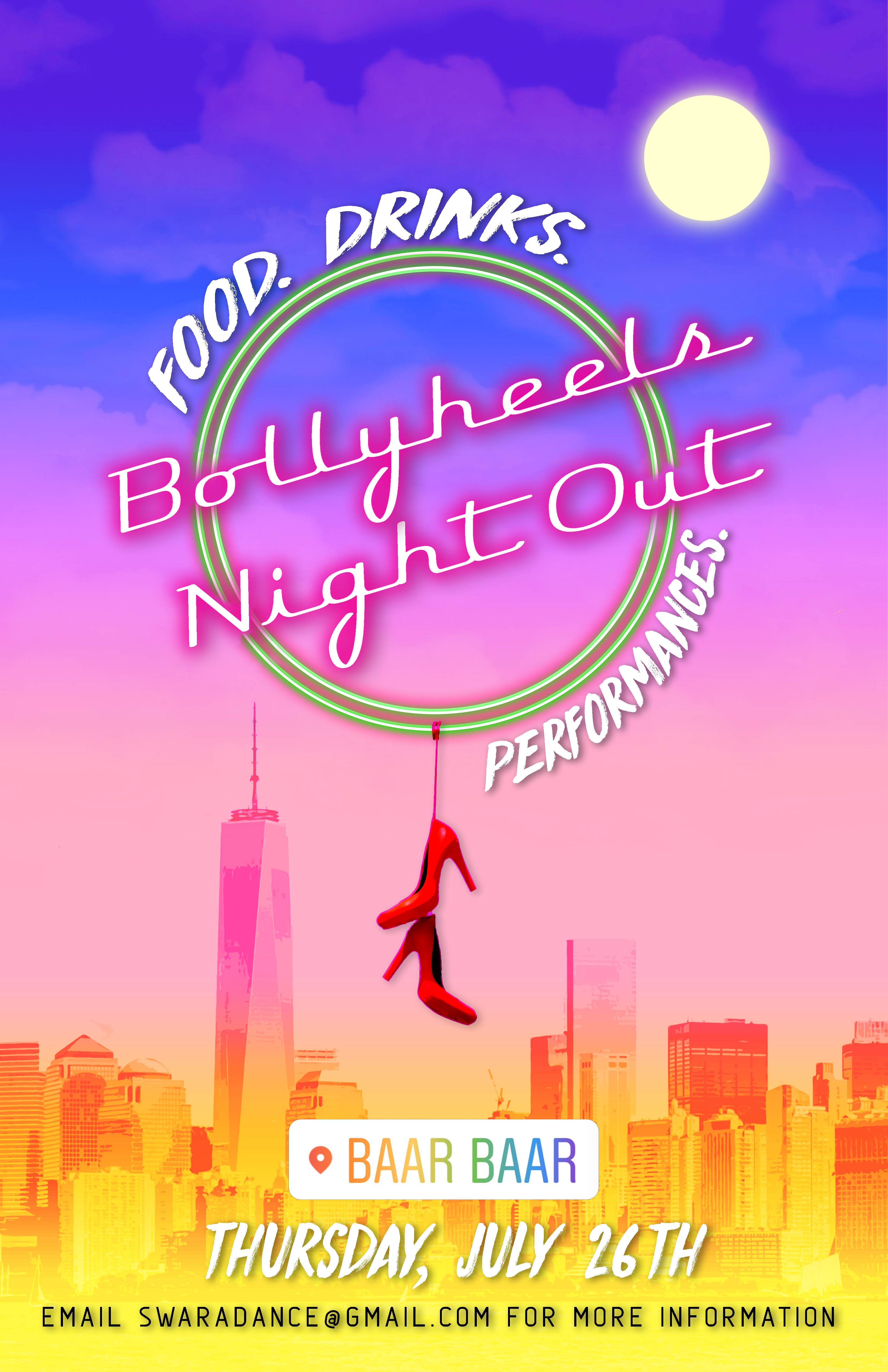 BOLLYHEELS NIGHT OUT!