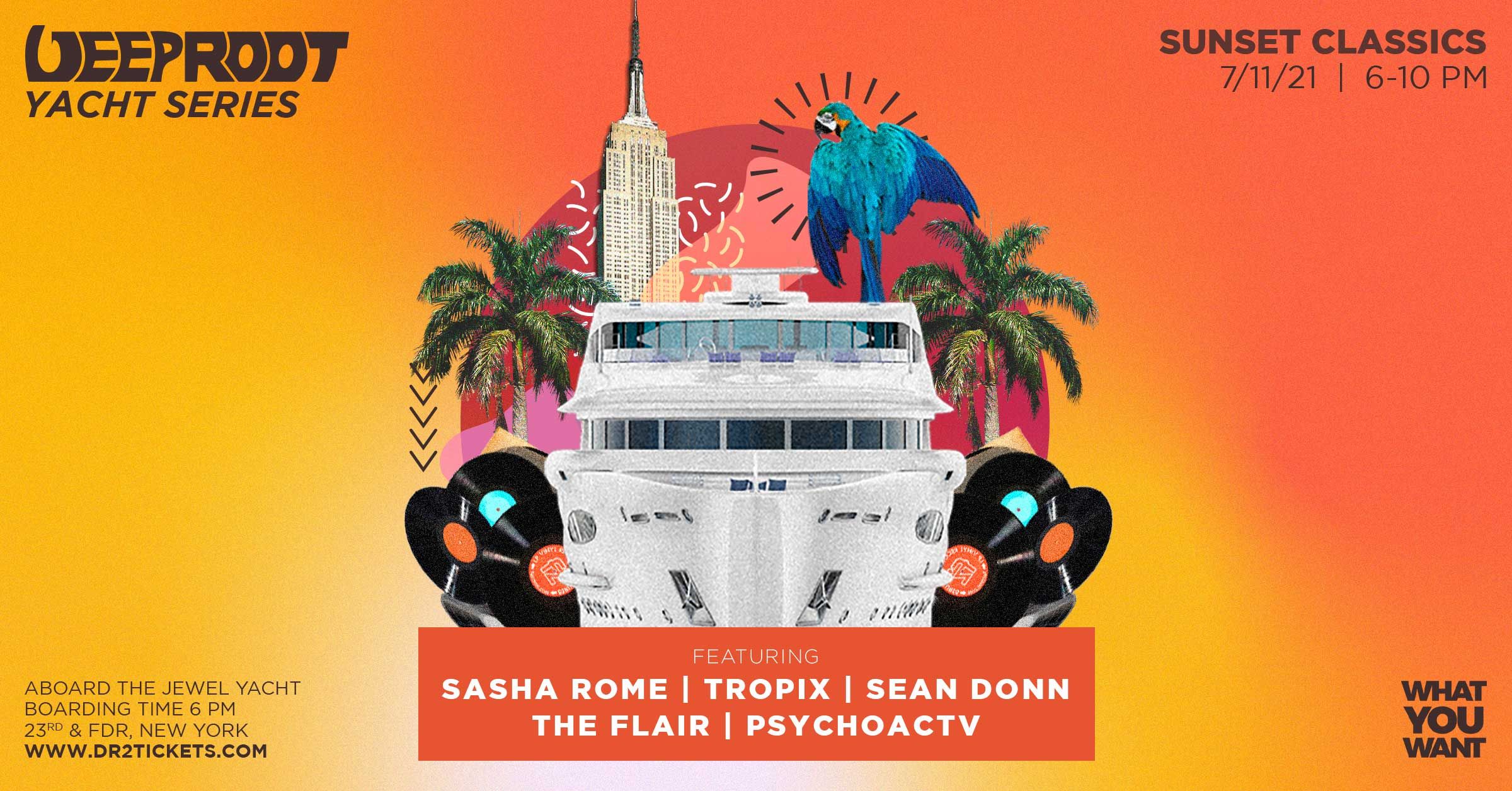 Sunset Classics Yacht Party | July 11th