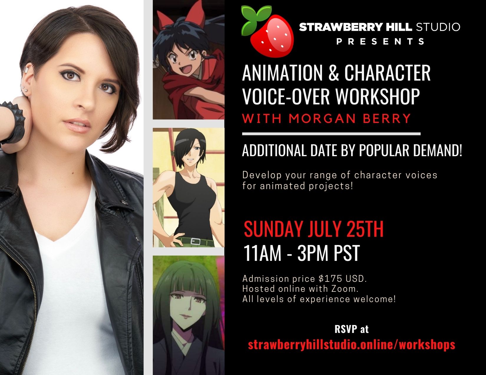 ENCORE - Animation & Character Voice-Over Workshop w/ Morgan Berry