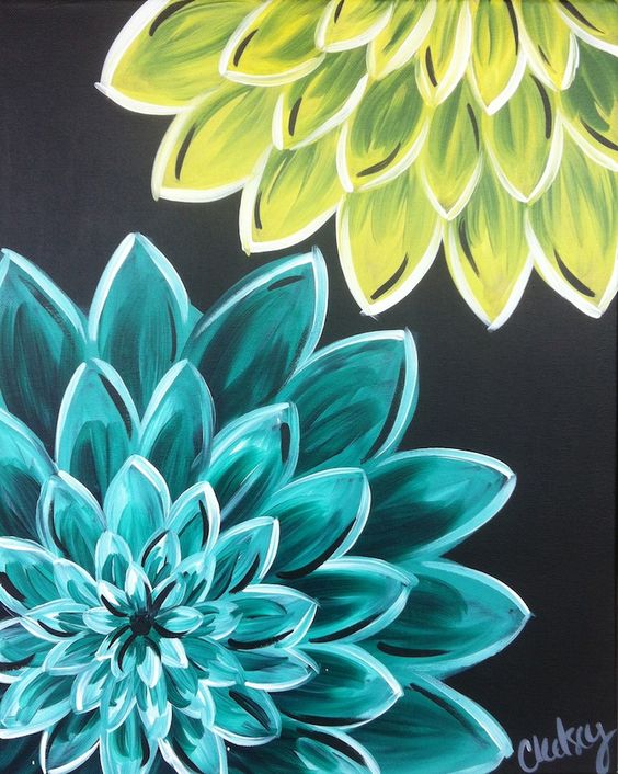 Canvas Painting - Spring Flowers