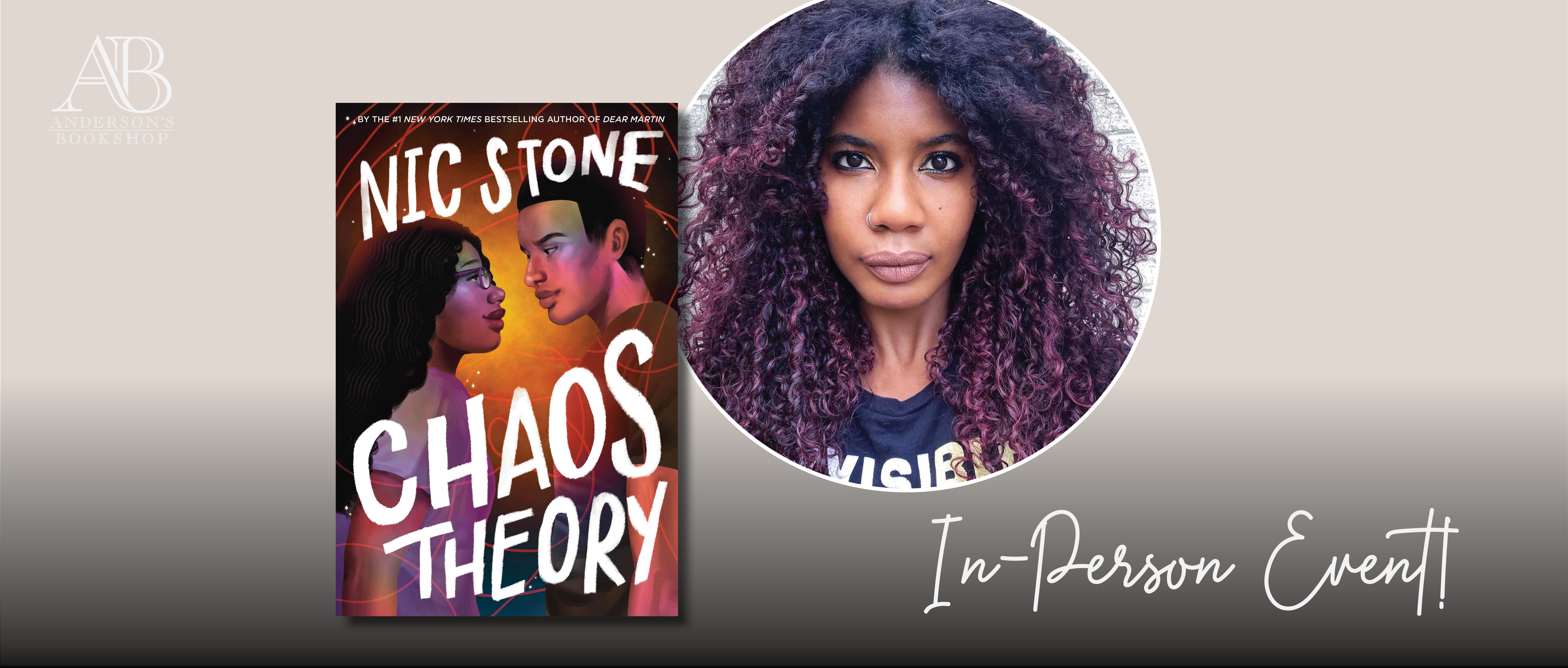 Author Event with Nic Stone/Chaos Theory Author Event with Nic Stone/Chaos Theory