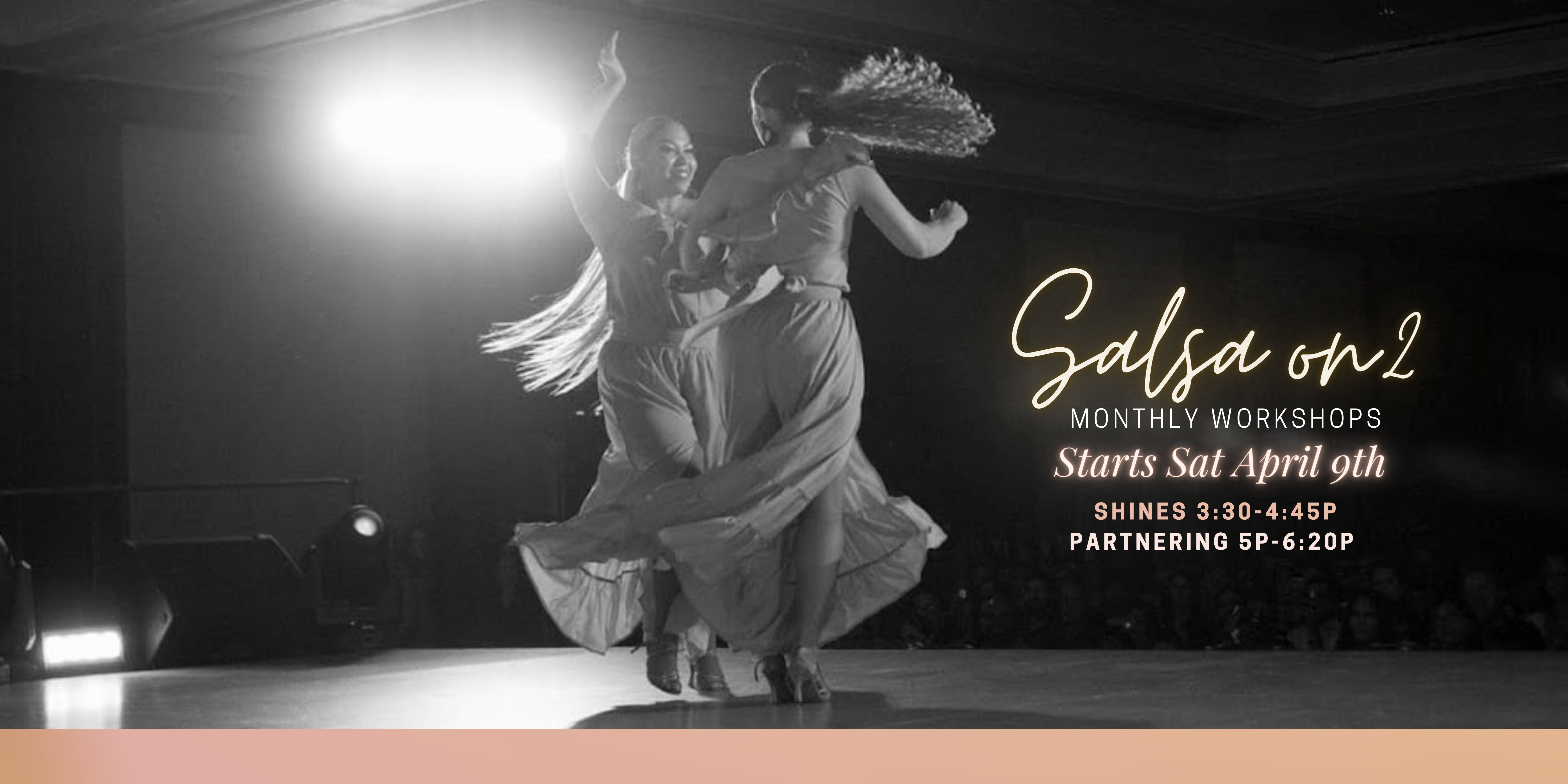 Salsa on 2 Monthly Workshop series by Angie & Audrey