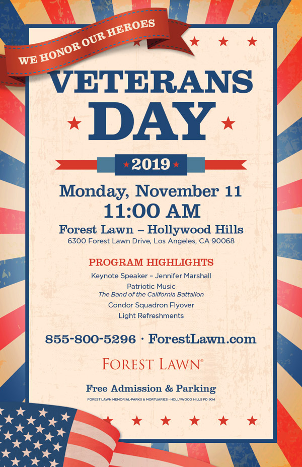 Veterans Day at Forest Lawn—Hollywood Hills