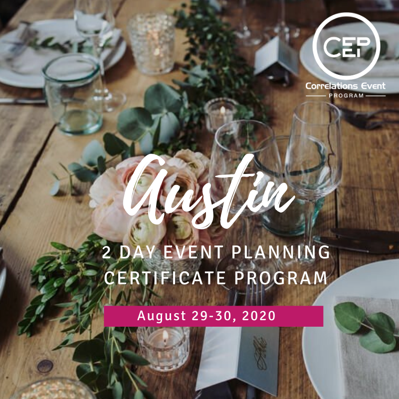 2 Day Austin Event Planning Certificate Program