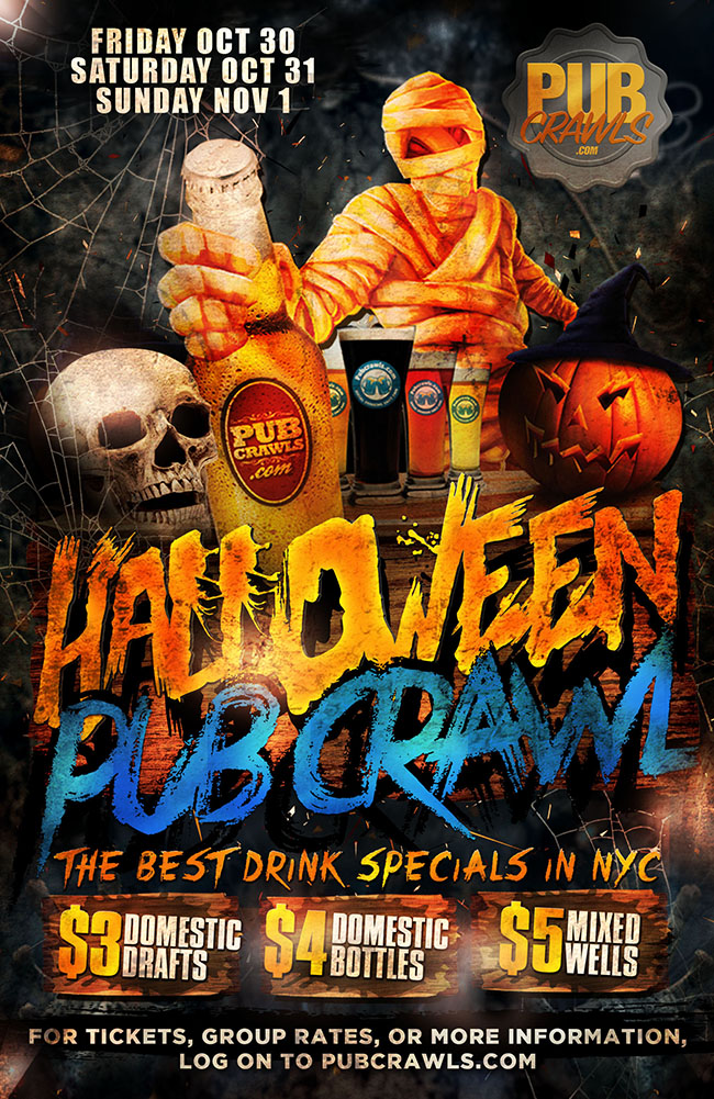 New York City HalloWeekend Bar Crawl 2020