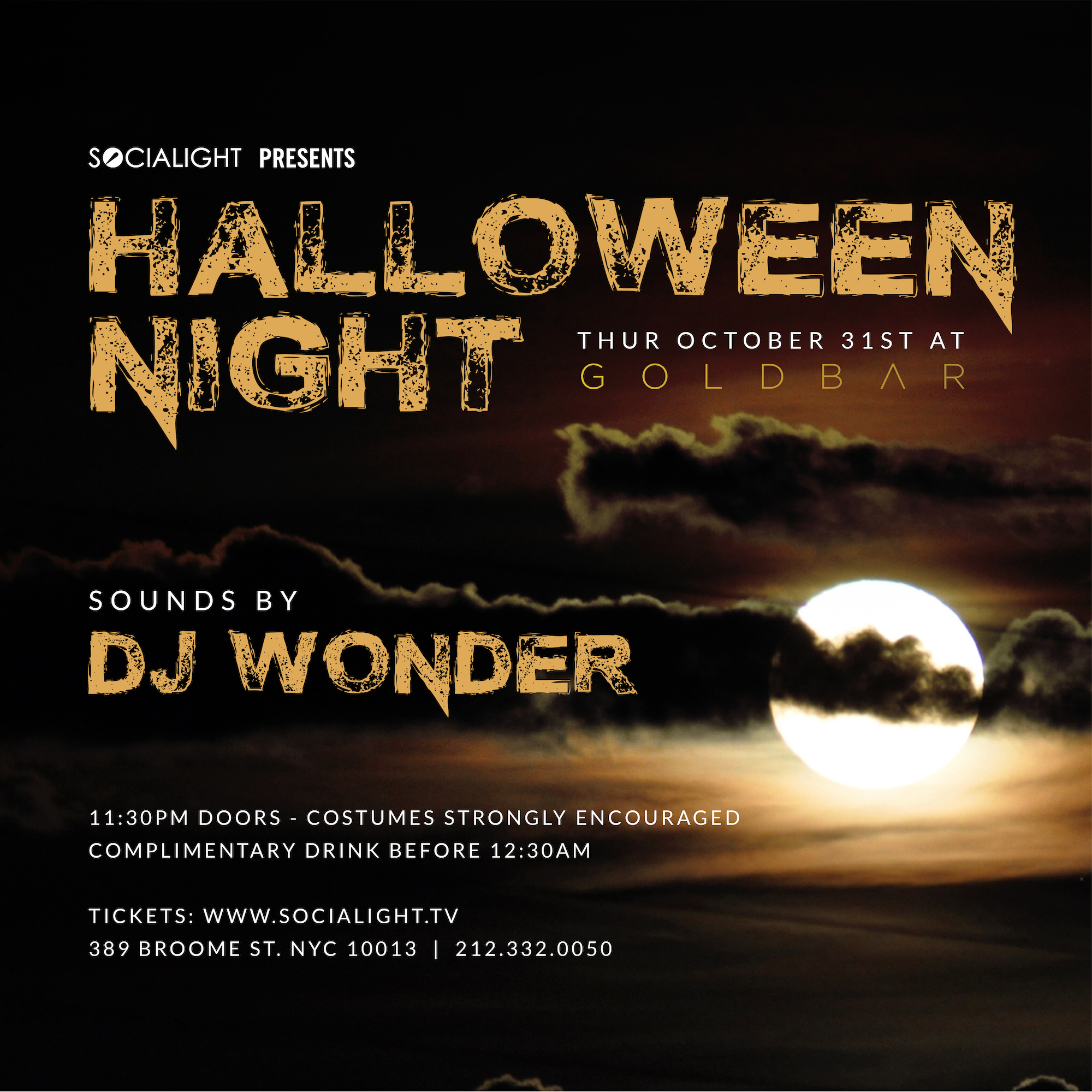 Halloween Night at Goldbar