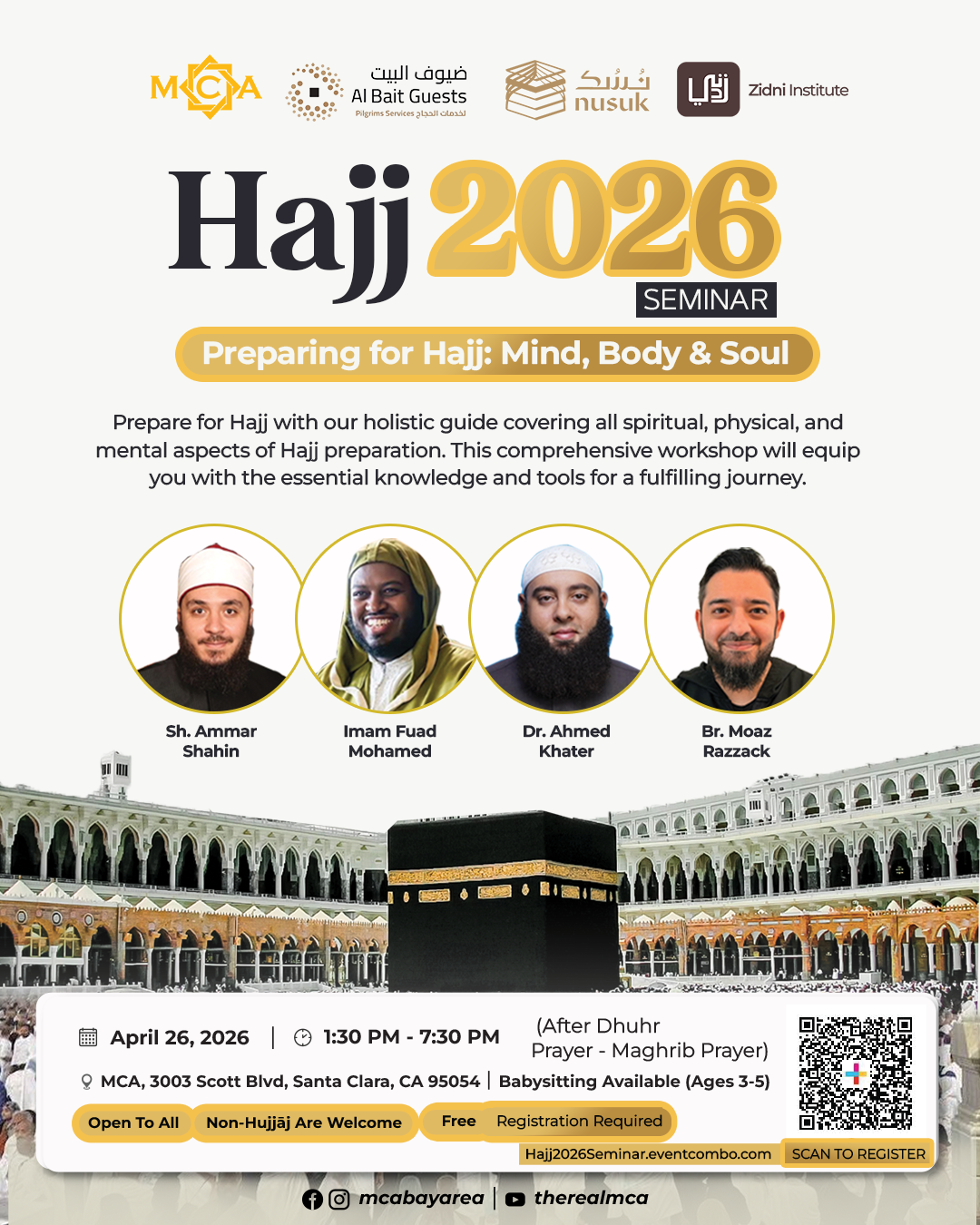 Hajj 2026 Seminar - Preparing for Hajj: Mind, Body & Soul 