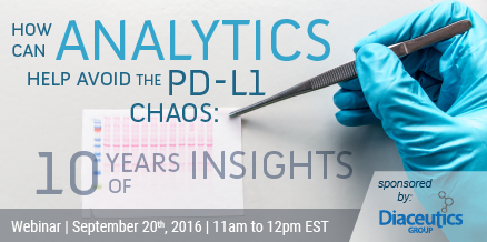 How Can Analytics Help Avoid the PD-L1 Chaos: 10 Years of Insights How Can Analytics Help Avoid the PD-L1 Chaos: 10 Years of Insights