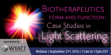 Biotherapeutics Form and Function: Case Studies in Light Scattering