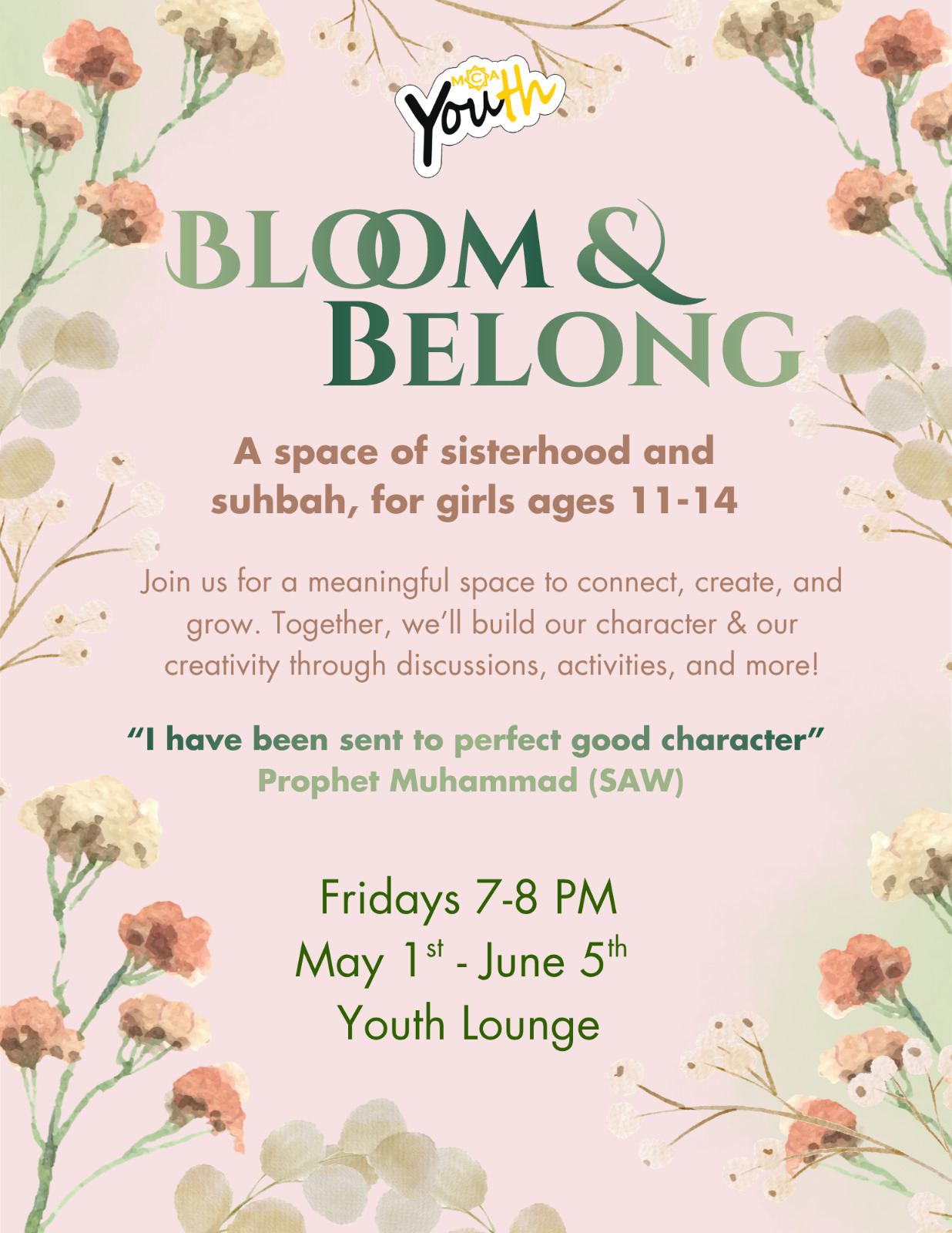 MCA Youth/ Bloom and Belong 