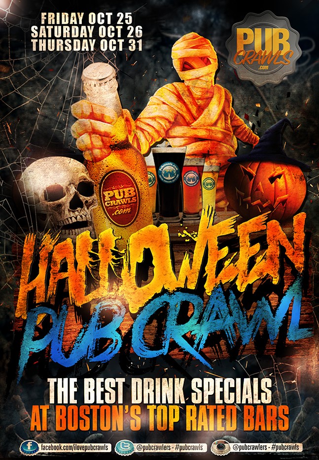 Official Boston HalloWeekend Pub Crawl [Faneuil Hall]