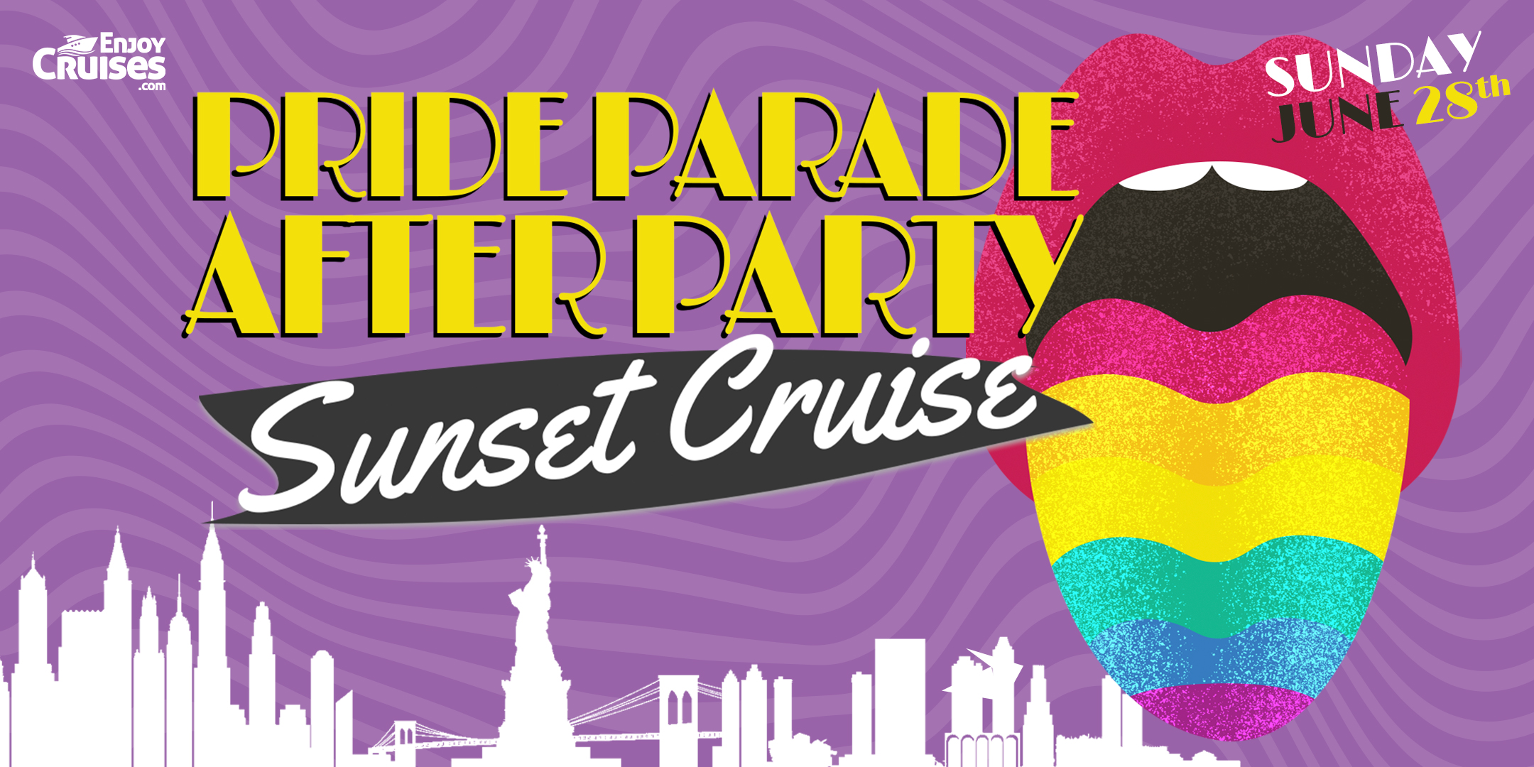 Pride LGBT Parade After Party Sunset Cruise New York City