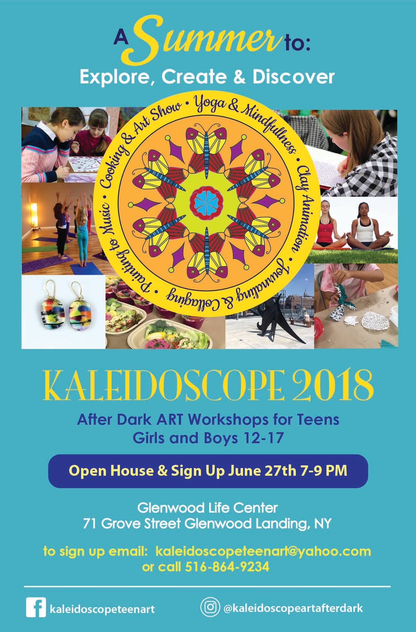 Kaleidoscope After Dark Teen Arts Workshop