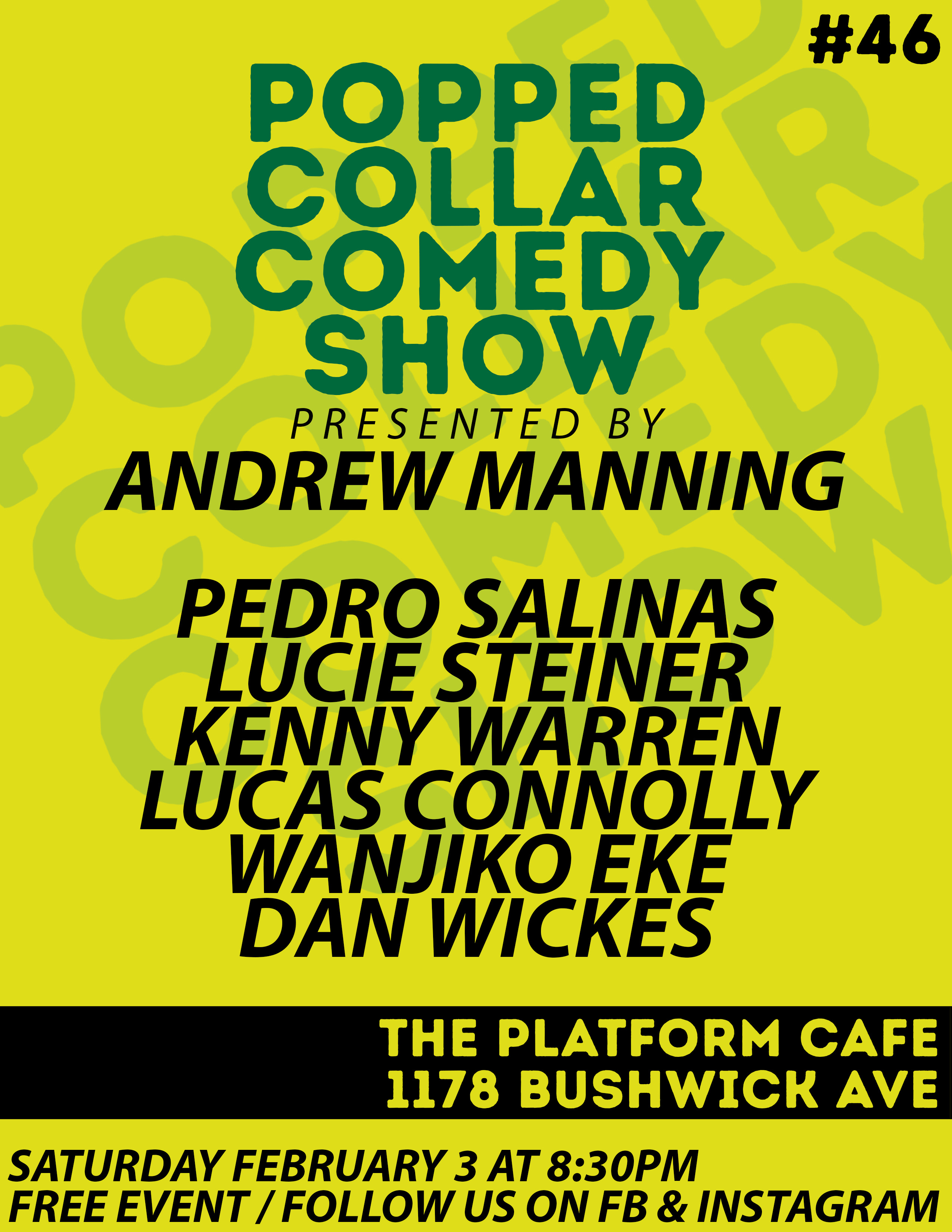 Popped Collar Comedy Show (FREE)