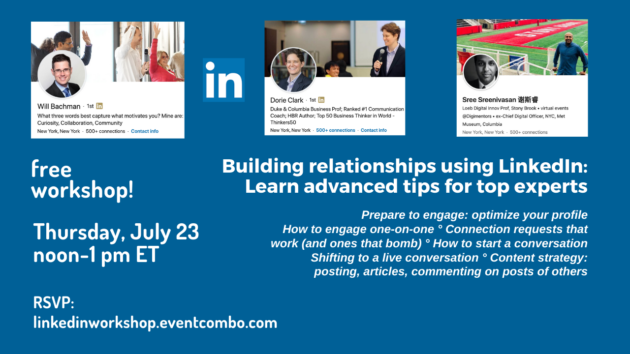 Building relationships using LinkedIn Building relationships using LinkedIn