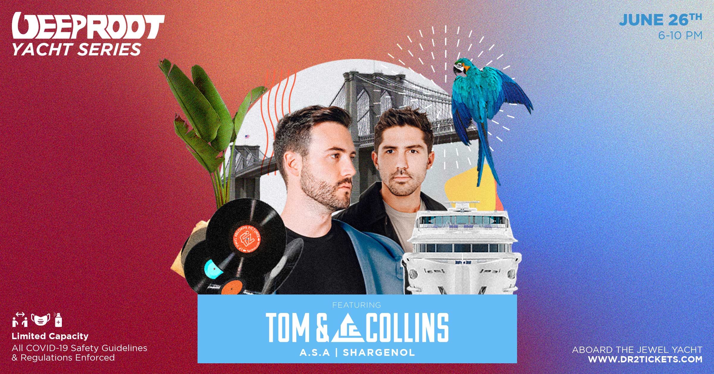 Deep Root Yacht Cruise ft Tom & Collins